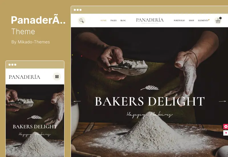 Panadería Theme - Bakery and Pastry Shop WordPress Theme