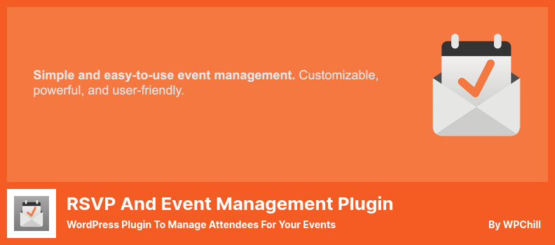 RSVP and Event Management Plugin - WordPress Plugin to Manage Attendees for Your Events