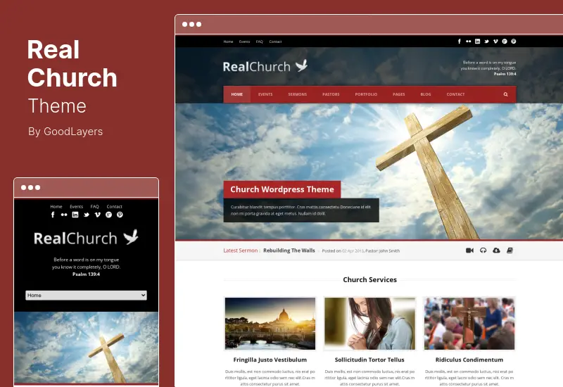 Real Church Theme - Responsive Retina Ready WordPress Theme