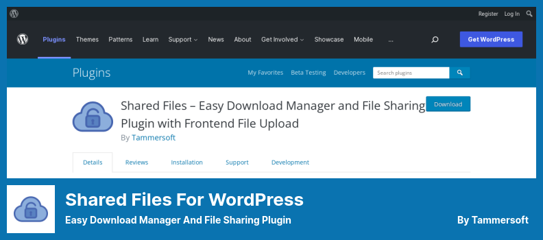 Shared files for WordPress Plugin - Easy Download Manager and File Sharing Plugin