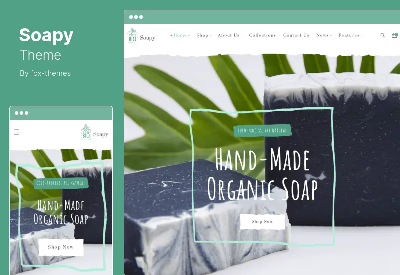 Soapy Theme - Handmade and Organic Skincare WordPress Theme