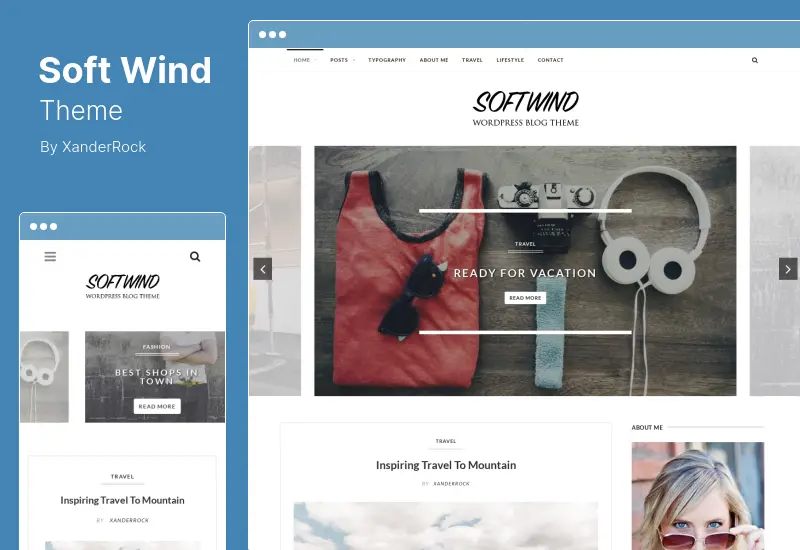 SoftWind Theme - SEO Friendly Blog WordPress Theme