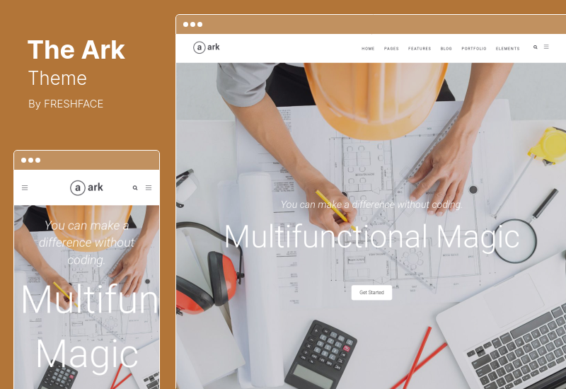 The Ark Theme - Freelancers WordPress Theme