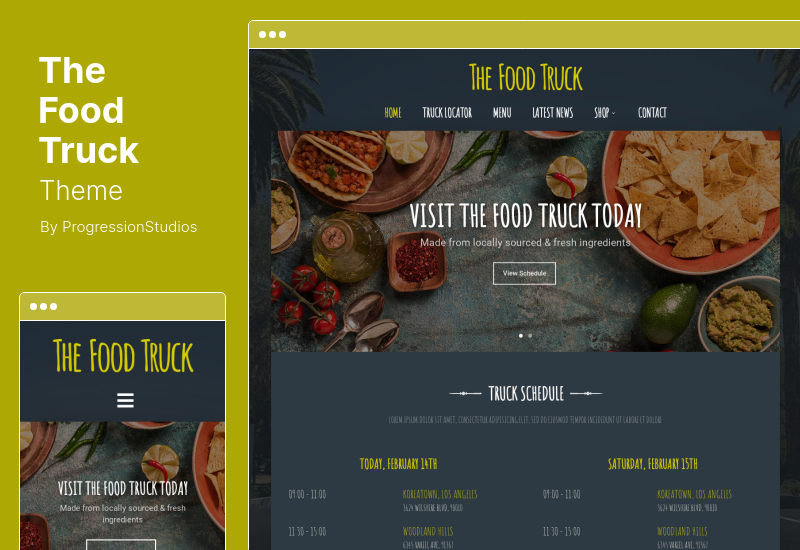 The Food Truck Theme - The Food Truck & Restaurant WordPress Theme