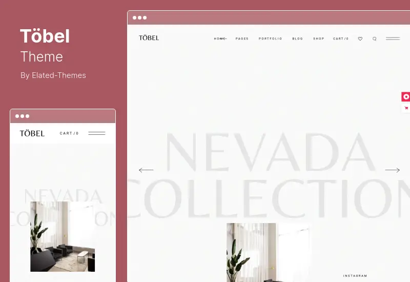 Töbel Theme - Modern Furniture Store WordPress Theme