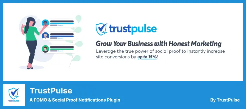 TrustPulse Plugin - a FOMO & Social Proof Notifications plugin