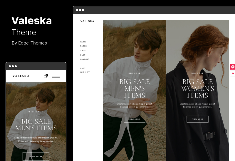 Valeska Theme - Fashion eCommerce WordPress Theme