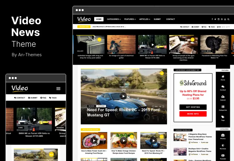 Video News Theme - Magazine & Newspaper WordPress Theme