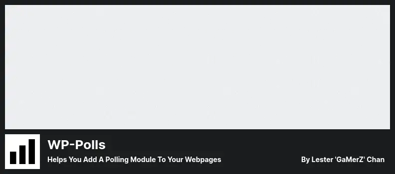 WP-Polls Plugin - Helps You Add a Polling Module to Your Webpages
