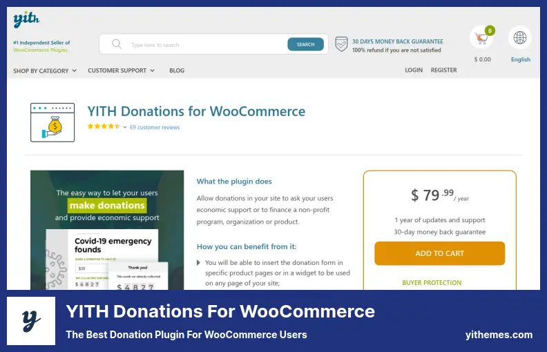YITH Donations for WooCommerce Plugin - The Best Donation Plugin for WooCommerce Users