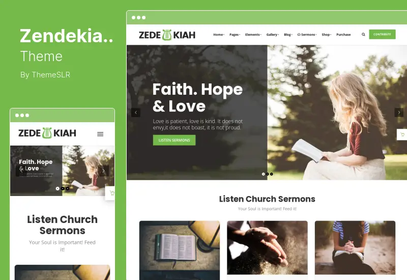 Zendekiah Theme - Multi-Purpose Church & Religion WordPress Theme