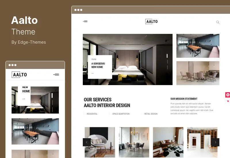 Aalto Theme - Architecture and Interior Design WordPress Theme