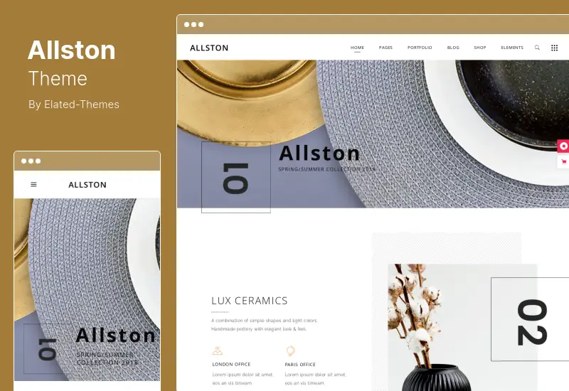 Allston Theme - Contemporary Interior Design and Architecture WordPress Theme
