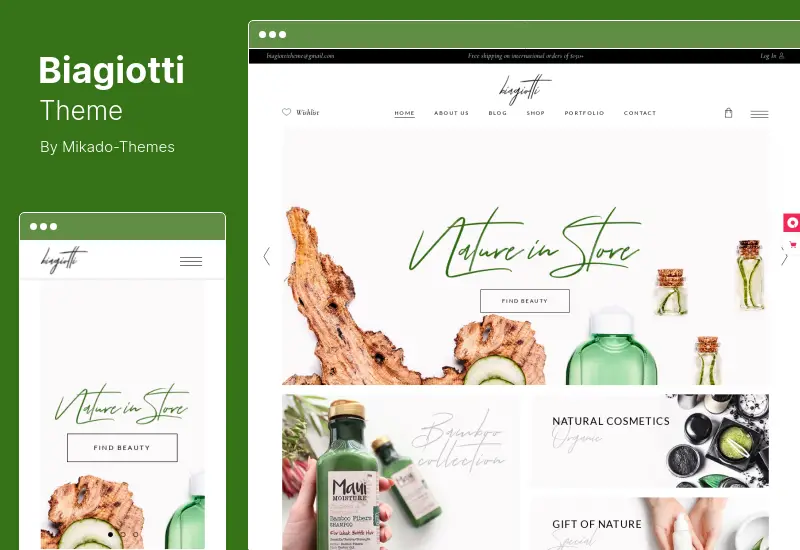 Biagiotti Theme - Beauty and Cosmetics Shop WordPress Theme