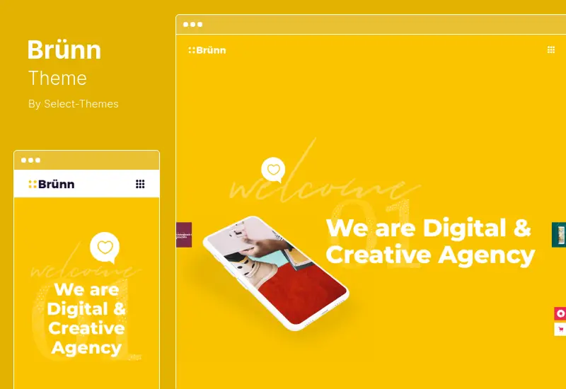 Brünn Theme - Creative Agency WordPress Theme