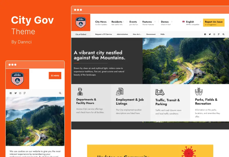CityGov Theme - City Government & Municipal WordPress Theme