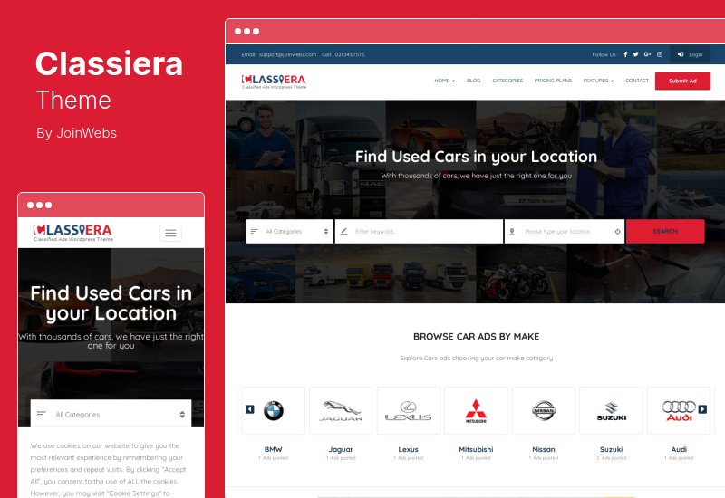 Classiera Theme - Classified Ads WordPress Theme