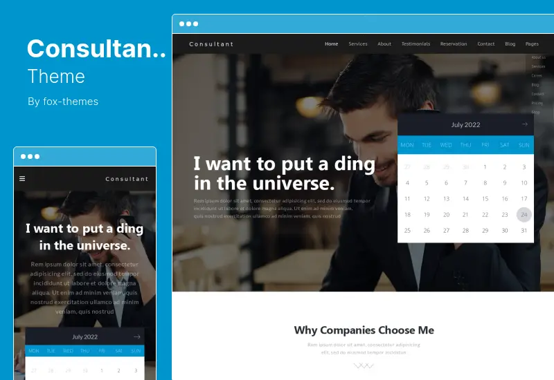 Consultant Theme - Modern Multipurpose Business WordPress Theme