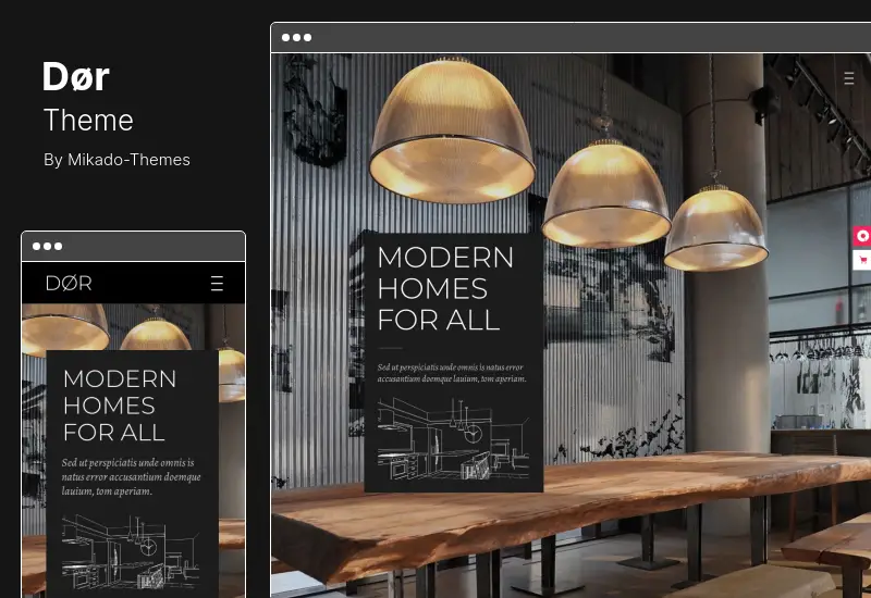 Dør Theme - Modern Architecture and Interior Design WordPress Theme