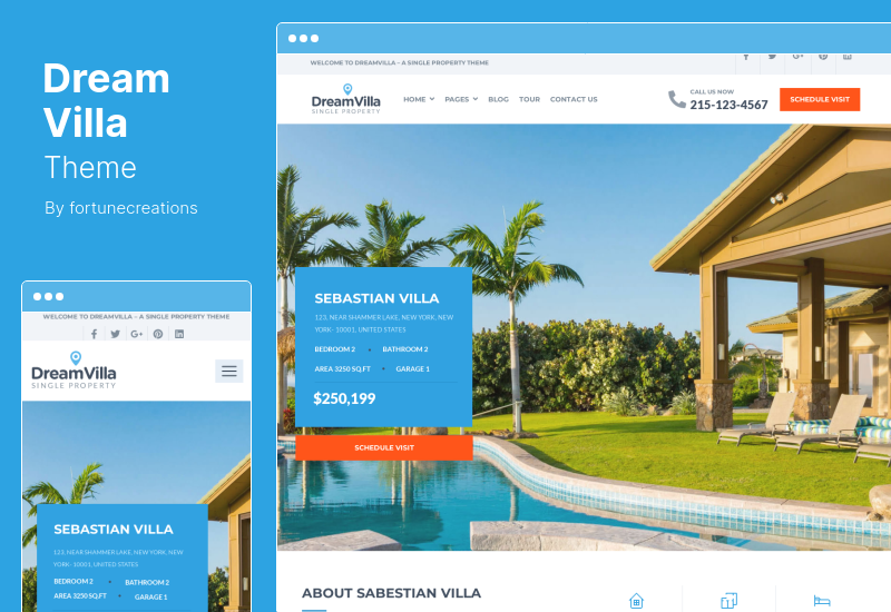 DreamVilla Theme - Single Property WordPress Theme