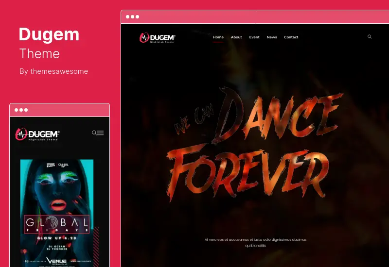 Dugem Theme - Dance Night Club WordPress Theme