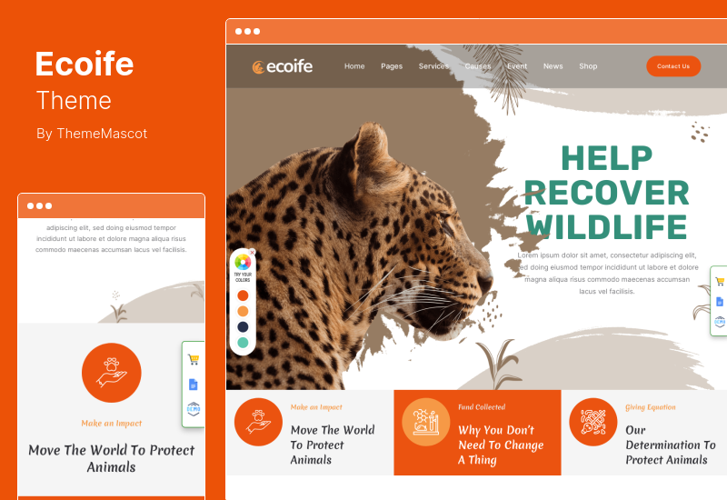 Ecoife Theme - Environment Ecology WordPress Theme
