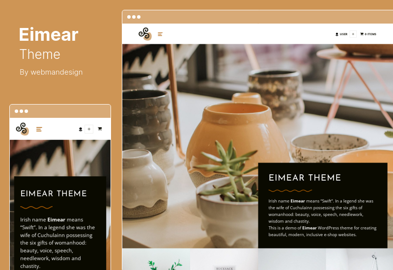 Eimear Theme - Inclusive WooCommerce WordPress Theme