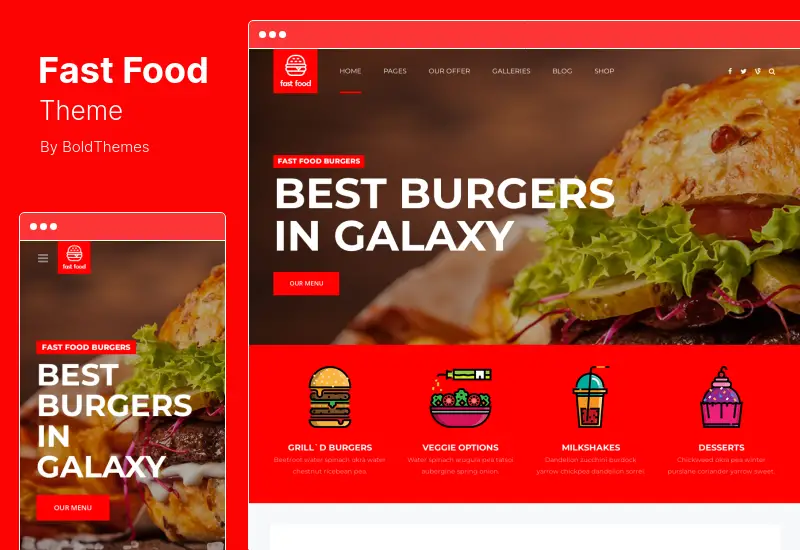 Fast Food Theme - Fast Food WordPress Theme