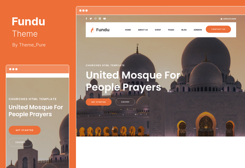 Fundu Theme - Religious WordPress Theme