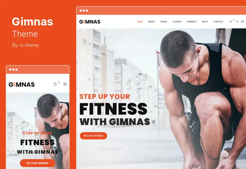 Gimnas Theme - Gym Fitness WordPress Theme