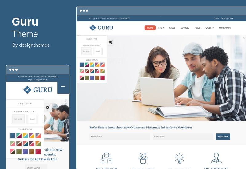 Guru Theme - Learning Management System WordPress Theme
