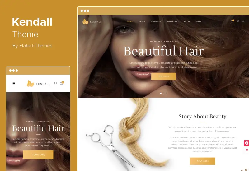 Kendall Theme - Spa, Hair & Beauty Salon WordPress Theme