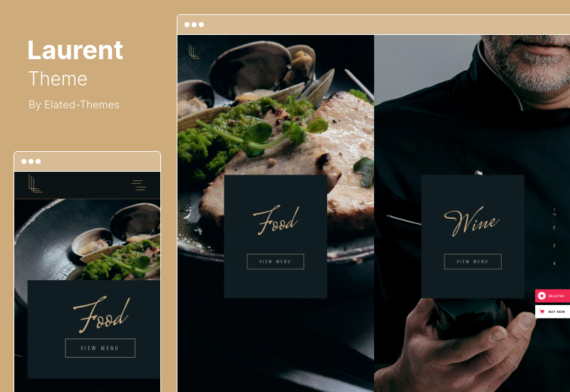 Laurent Theme - Elegant Restaurant WordPress Theme