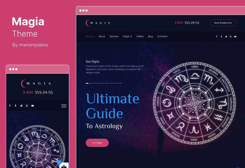 Magia Theme - Astrologist WordPress Theme