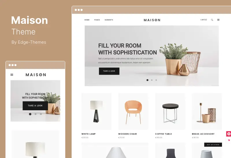 Maison Theme - Modern WordPress Theme for Interior Designers and Architects