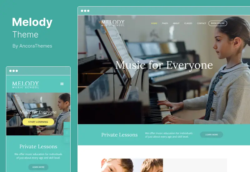 Melody Theme - Arts & Music School WordPress Theme