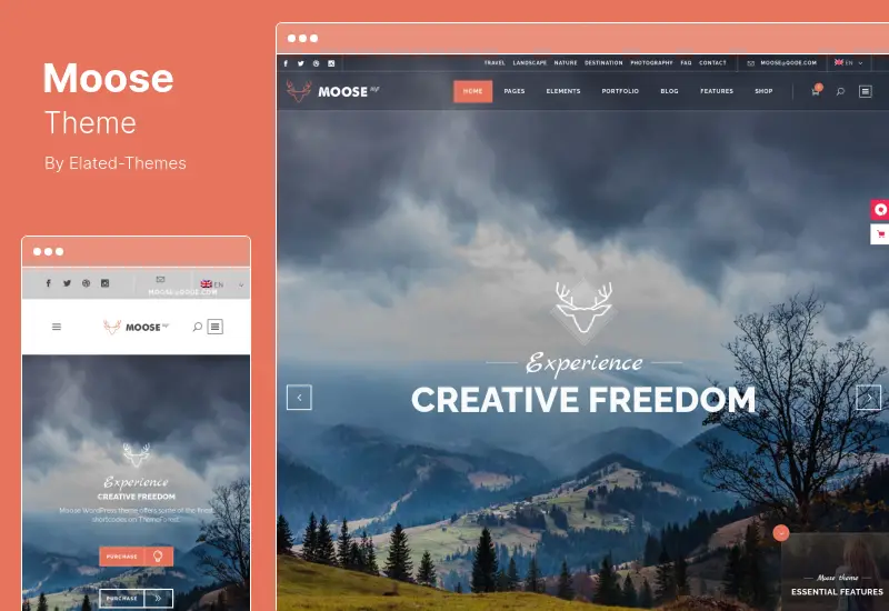 Moose Theme - Creative Multipurpose WordPress Theme