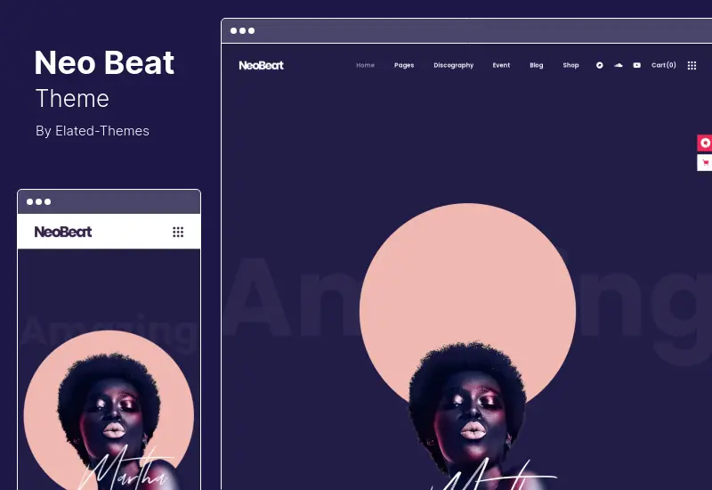 NeoBeat Theme - Music WordPress Theme