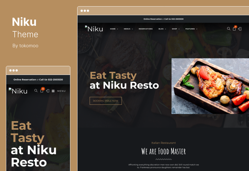 Niku Theme - Restaurant & Food Menus WooCommerce Theme