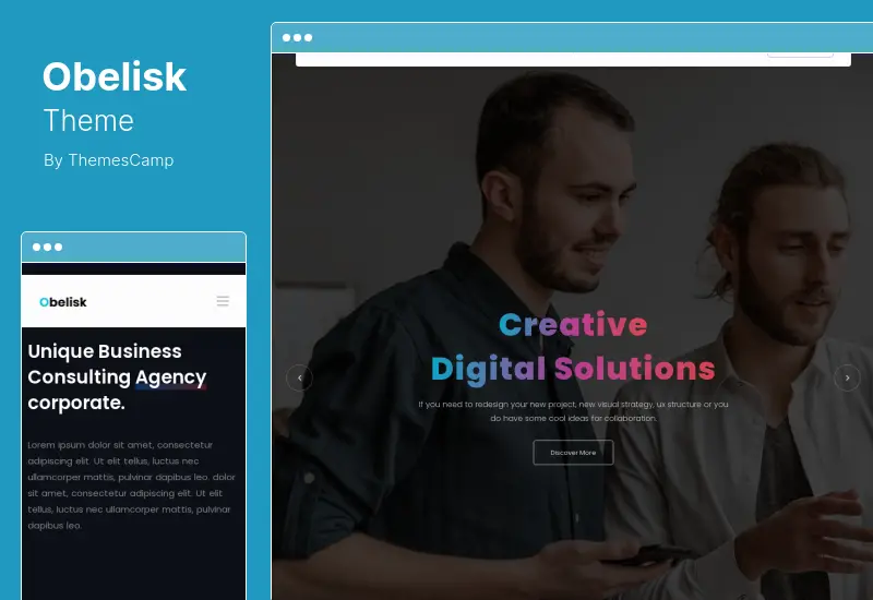 Obelisk Theme - Agency Portfolio & Creative WordPress Theme