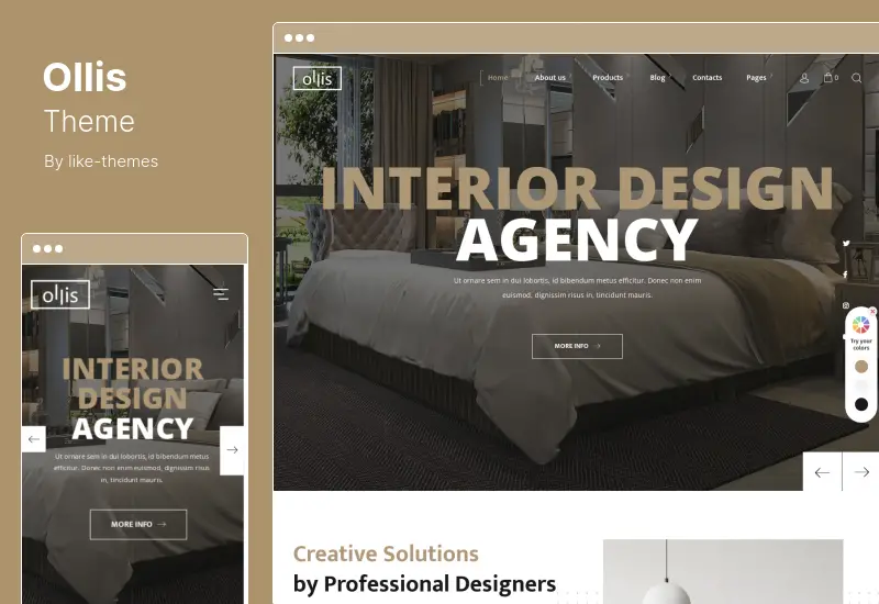 Ollis Theme - Architecture Agency & Interior Design WordPress Theme
