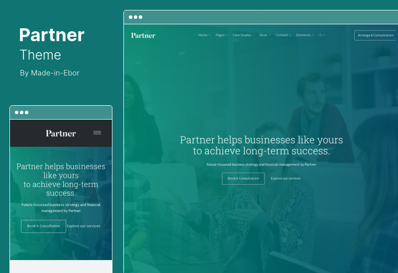 Partner Theme - Accounting and Law Responsive WordPress Theme
