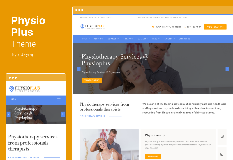 Physio Plus Theme - Physiotherapy & Physical Therapy WordPress Theme