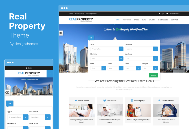 Real Property Theme - Real Property and Real Estate WordPress Theme