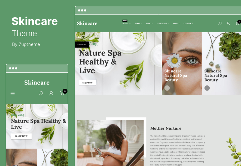 Skincare Theme - Cosmetics Shop WooCommerce WordPress Theme