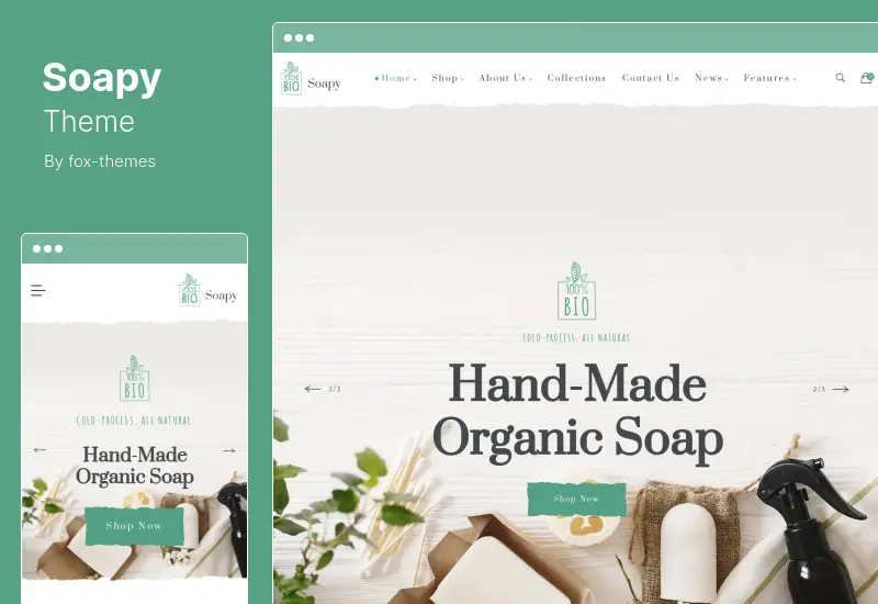 Soapy Theme - Handmade & Organic Skincare WordPress Theme