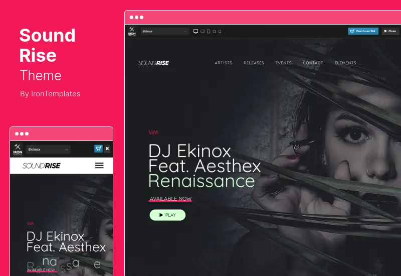 SoundRise Theme - Artists, Producers and Record Labels WordPress Theme
