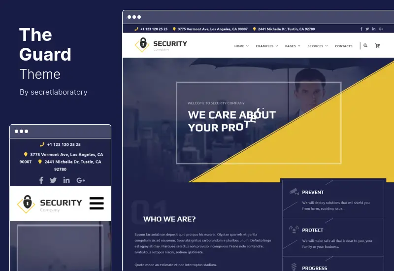 The Guard Theme - Security Company WordPress Theme