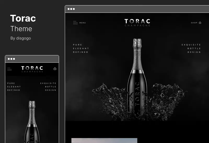 Torac Theme - Champagne Elementor Template Kit