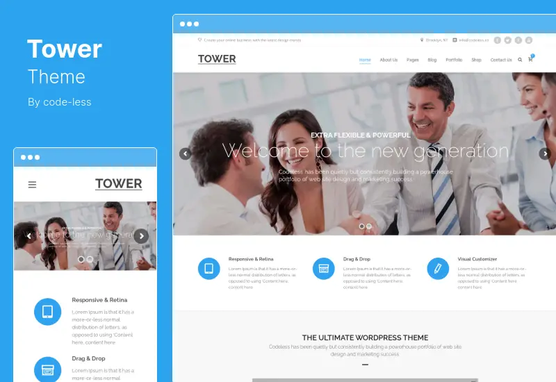 Tower Theme - Business WordPress Theme